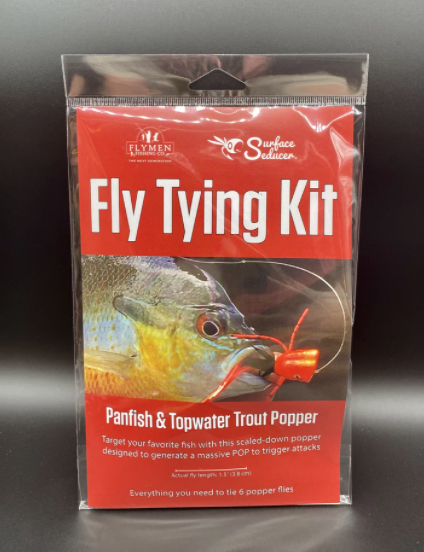 Flymen Fishing Panfish & Topwater Trout Popper Fly Tying Kit Flymen Fishing Panfish & Topwater Trout Popper Fly Tying Kit